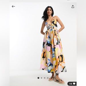 Colorful ASOS dress
